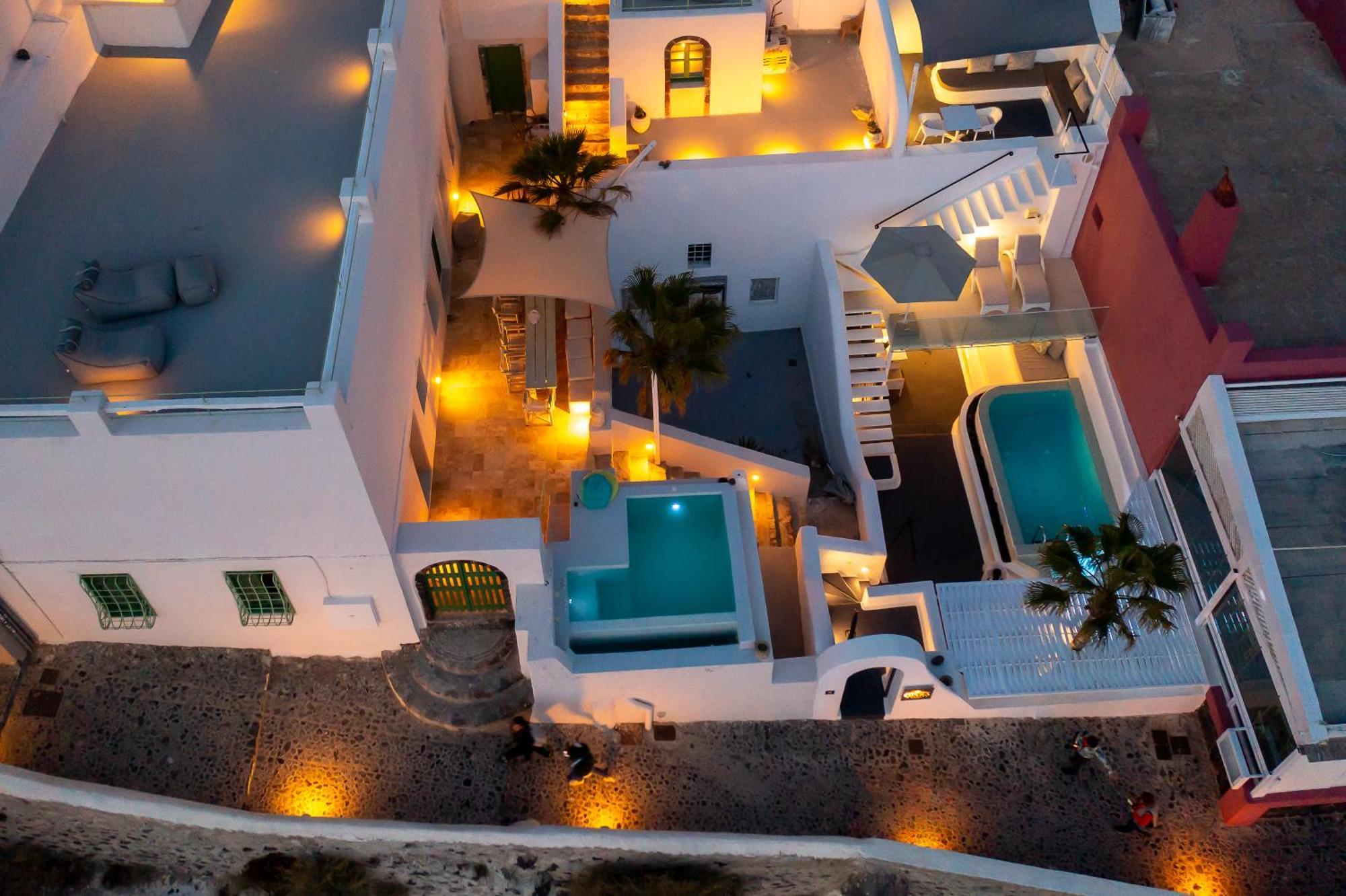 Opera Mansion Santorini Villa Fira  Luaran gambar